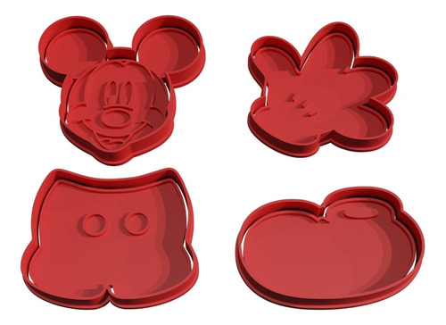 Cortadores De Galletas Mickey Ropa