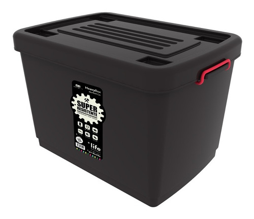 Imagen 2 de 7 de Cajas Organizadoras Heavy Box 95 Lts 5 + 1 De Regalo