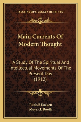 Libro Main Currents Of Modern Thought: A Study Of The Spi...