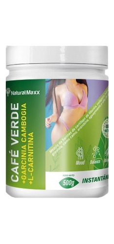 Cafe Verde Reforzado Garcinia Cambogia & L- Carnitina 500grs