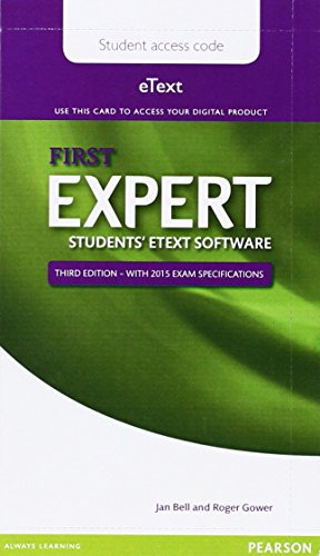 Libro Expert First 3rd Edition Etext Students' Pin Card De S