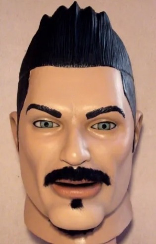 Mascara Latex El Comandante Ricardo Fort Halloween