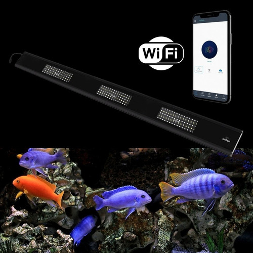 Luminária Forfish Led Aquário Ciclídeos 120w