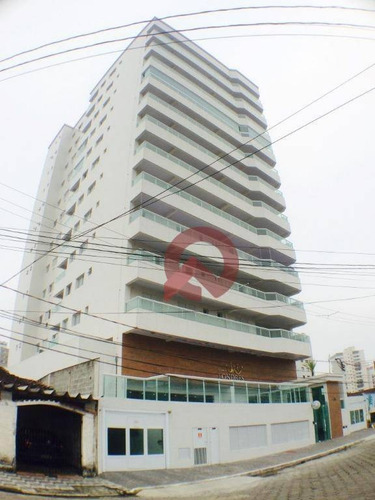 Imagem 1 de 13 de Apartamento Com 3 Dormitórios À Venda, 132 M² Por R$ 470.000,00 - Vila Guilhermina - Praia Grande/sp - Ap2743
