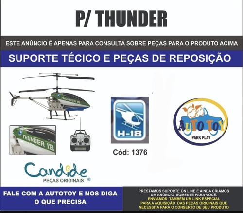 Thunder 1376 - H-18 - Candide - Peças De Reposição