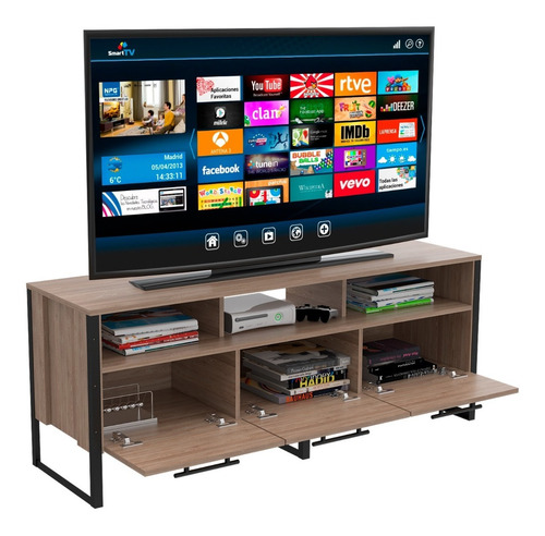 Rack Tv60 + Bar Magnum - Miel