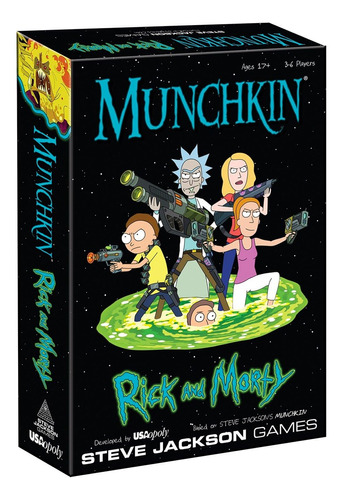 Rick And Morty Munchkin Juego De Mesa Cartas