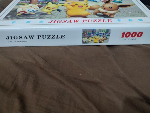 Rompecabezas Pokemon 1000 Piezas Pikachu Eevee