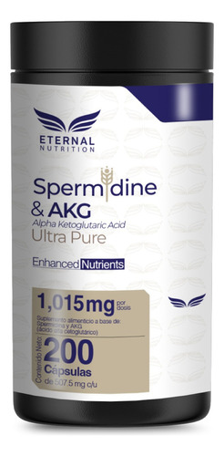 Spermidine + Akg Acido Alpha Ketoglutarico 200 Cap