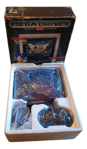 Consola Original Sega Mega Drive Tectoy Hdg Model 2 Completa Negro