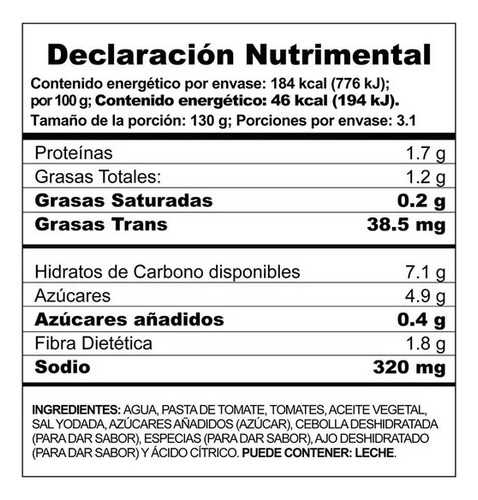 Salsa De Tomate Tradicional Barilla 400 G
