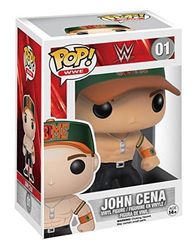 Wwe: John Cena Never Give Up Pop Figura De Juguete 3 X 4 Pul