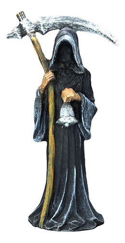 Estatua De La Santa Muerte De Pie, Decorativa, Sombría, Scyt