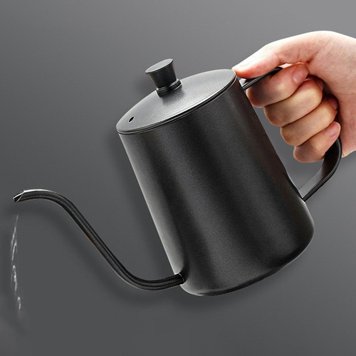 Vierta Sobre La Tetera De Café, Tetera Con Cuello De Cisne,
