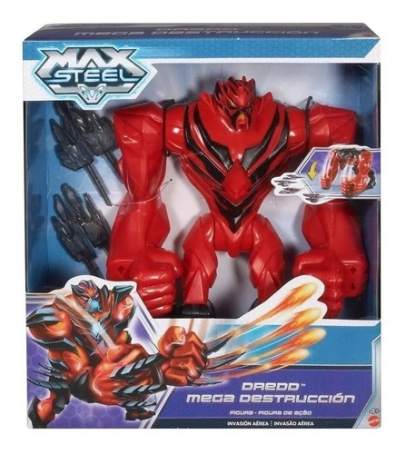 Dredd Mega Destrucciòn Max Steel Mattel Invasiòn Aerea