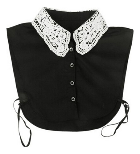 Blusa De Media Camisa Con Cuello Desmontable Con Estampado F