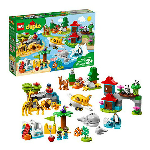 Set Exclusivo Lego Duplo Animales Del Mundo (121 Piezas)