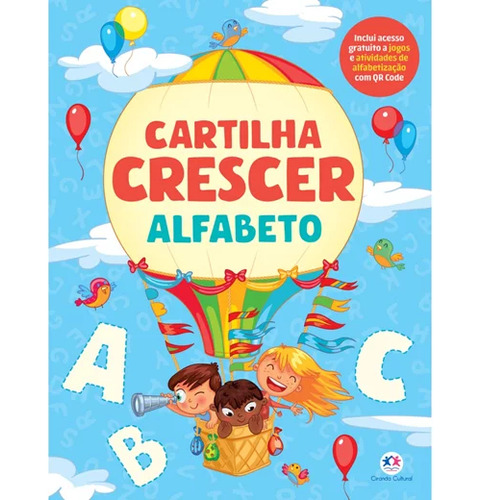 Livro Cartilha Crescer - Alfabeto 9786555005684 Cc