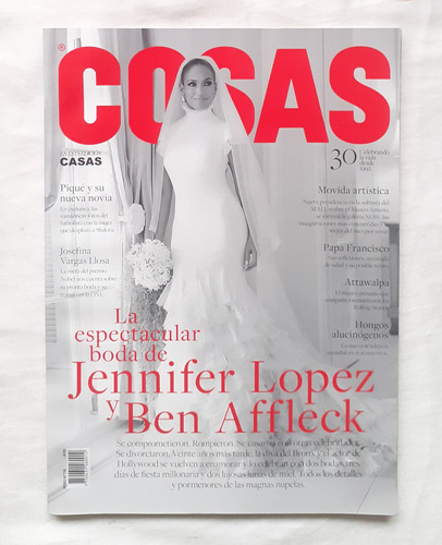 Jennifer Lopez Revista Cosas Nueva Oferta