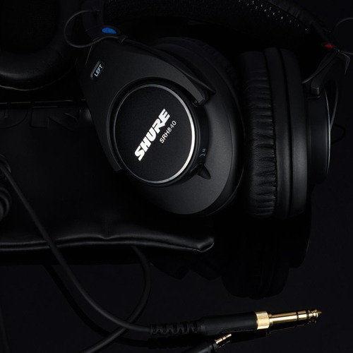 Imagen 10 de 10 de Auriculares Shure Srh840-bk Cerrados De Estudio