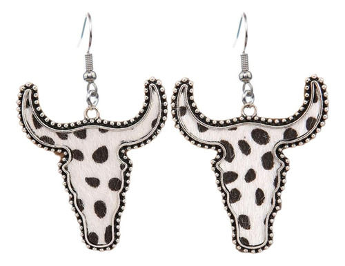 Pendientes Colgantes De Cuero Bohemios Turquesa Hechos A Man