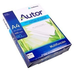 Imagen 2 de 4 de Resma Autor A4 Papel 80 Gramos 500 Hojas Para Inkjet