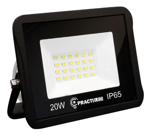 Imagen 2 de 5 de Reflector Led 20w Multiled Slim Bajo Consumo Exterior