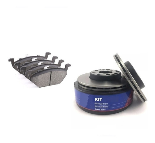 Kit Discos + Pastillas Freno Vw T-cross Nivus 19- Delanteros