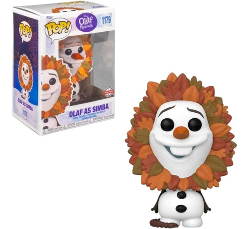 Funko Pop Disney Olaf Presents Olaf As Simba Special Edition