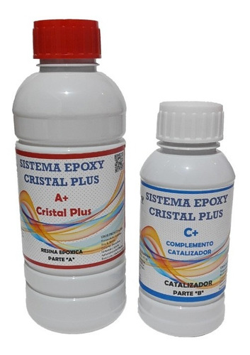 Epoxy Cristal Plus, Máxima Transparencia 3kg