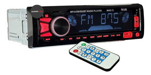Autoradio 1din Universal Mar Mp3 Usb Bt