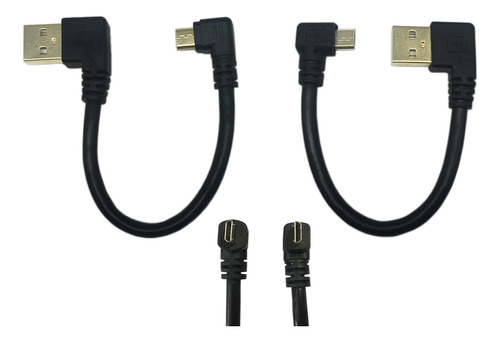 Cerrxian - Cable Corto Micro Usb (5.9 in, 5.9 in, 5.9 in, 5.