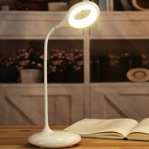 Imagem 5 de 6 de Luminaria Mesa Flexivel Touch Sem Fio 3 Níveis Luz Usb Led