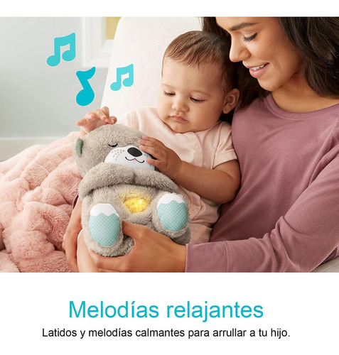 Peluche Nutria Respira Con Luz/sonido Ansiedad Dormir Mixto