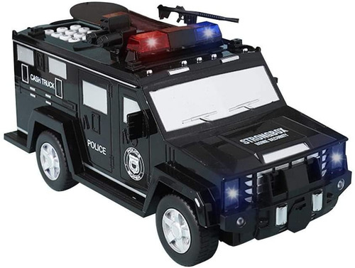 Hucha Alcancia Policial  Contraseña Luces Huella Hummer Ai39