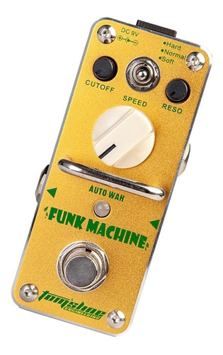 Yellow Afk-3 Machine Auto Wah Effector True Para Pedales De