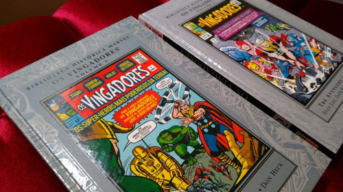 Biblioteca Histórica Marvel Os Vingadores - Vol 1 E 2