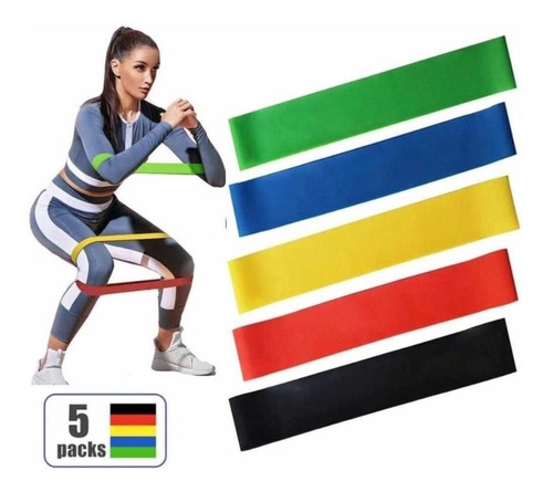 Kit De Ejercicio En Casa Cuerda+ligas+bandas+rueda Abs