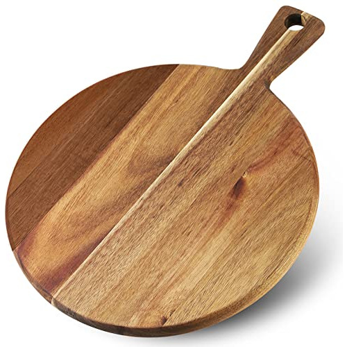 Wood Pizza Peel, 12  L X 16  W Cutting Board, Cheese Pa...