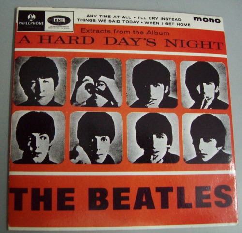 Cd The Beatles - A Hard Day's Night ( Ep Réplica) 4 Temas