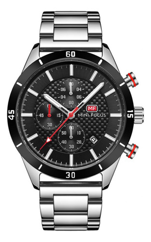 Reloj Para Hombre Mini Focus Mf0283g Mfa67190119 Plateado