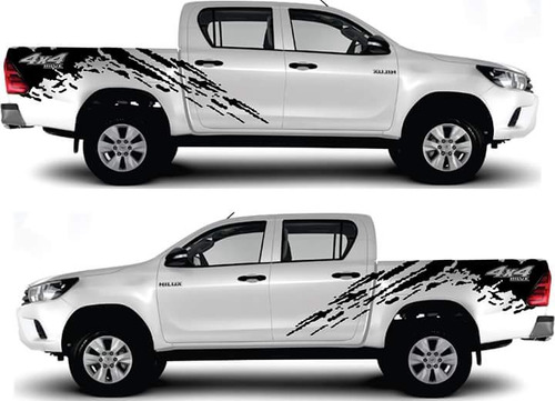 Adhesivo Toyota Hilux Con 4x4 Y 4x2