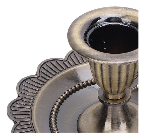 Candelabro Portátil Retro Con Soporte Para Velas De Mesa