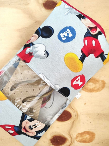 Imagem 2 de 2 de Saquinho Visor E Zíper Porta Calcinhas Cueca Sapato Infantil