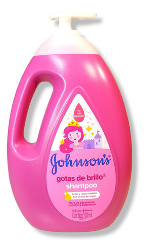 Shampoo Johnson's Baby Gotas De Brillo 1l