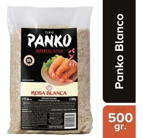 Panko Blanco Rosablanca Rebozador 500 Gr. 