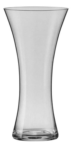 Vaso Decorativo De Cristal Acinturado 30 Cm Bohemia