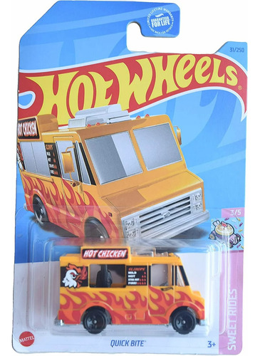 Auto Hot Wheels Camioneta Food Truck Quick Bite Hot Chicken 