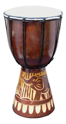 Djembe Drum Carved Bongo Música De Inspiración Africana Tamb