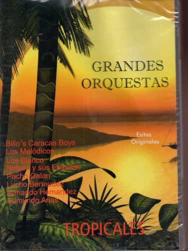 Cd-mp3 Grandes Orquestas  100 Exitos Musica Tropical